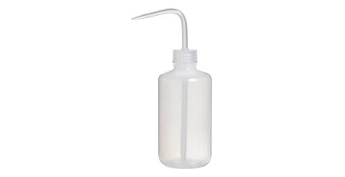 Bote de plástico (polietileno) para médicos o laboratorios de 250 ml